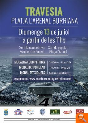 Burriana acoge el domingo una nueva edición de la Travesía a Nado Playa de l'Arenal - (foto 2)