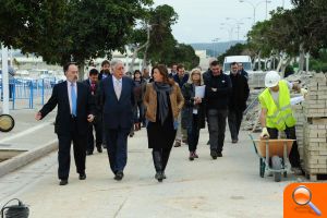 Sánchez-Barcáiztegui: "El nuevo paseo marítimo contribuirá a modernizar el puerto de Dénia"