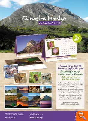 Turismo de Xàbia edita un calendario dedicado al Montgó y destinará el dinero de su venta a la recuperación forestal - (foto 3)