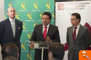 La Diputación financia con 718.000 euros desde 2011 a la Guardia Civil para mejorar la seguridad