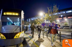 Metrovalencia refuerza mañana su servicio para facilitar la vuelta del Ciutat de València