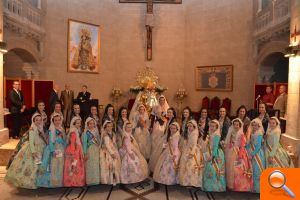 Las Falleras Mayores celebraron el Besamanos a la Virgen de los Desamparados