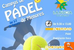 Últimos días de inscripción para el  Campus de Pádel para menores de La Nucía - (foto 2)