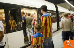 Metrovalencia ofrece servicios especiales con motivo del partido que disputan Valencia CF y Granada CF