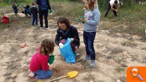 Reforestación y limpieza en la Cañada Real de San Vicente 