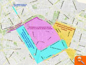 El centro de Valencia quedará cerrado al tráfico de vehículos particulares desde el 16 de marzo