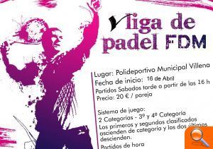 Comienza la Liga de Pádel para aficionados en el Polideportivo Municipal  - (foto 2)