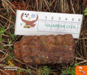 La Guardia Civil destruye un artefacto explosivo de la Guerra Civil en l'Alcora