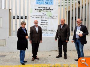 El diputado Pepe Ruíz visita las obras de reurbanización del centro Alboraya