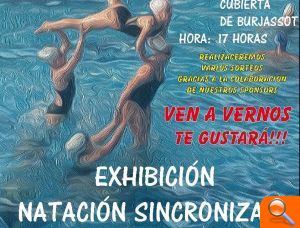 La Piscina Cubierta de Burjassot acoge la exhibición del Club Natación Atlantis Sincro   