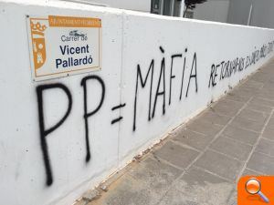 El PP denuncia al menos 5 pintadas en las calles contra su partido tras el 26J