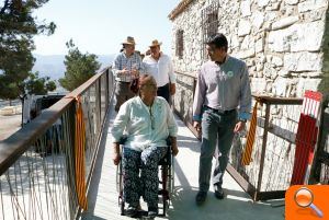 L’Ermita de Sant Esteve d’Ontinyent estrena el seu nou accés adaptat 