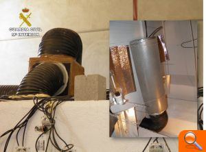 La Guardia Civil desmantela un laboratorio ultramoderno incautando un millar de plantas de marihuana en Almoradí - (foto 3)