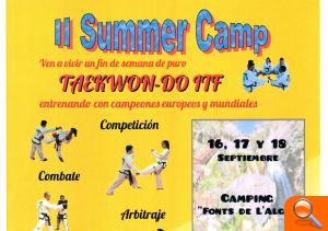 Callosa d’en Sarrià acoge este fin de semana el II Summer Camp de Taekwondo 