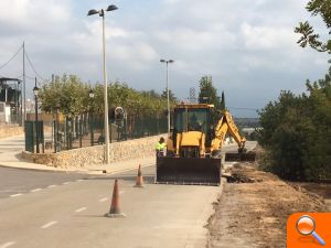 Les obres de millora dels accessos al nucli urbà de Sant Jordi, en marxa - (foto 3)