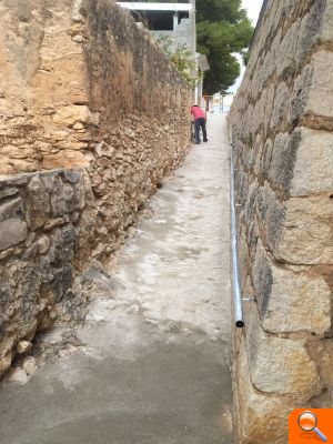 Les obres de millora dels accessos al nucli urbà de Sant Jordi, en marxa - (foto 5)