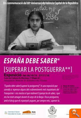 La mostra “Espanya ha de saber -superar la postguerra-” arriba a Manises - (foto 2)