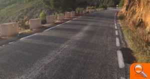 Obres de millora general de paviment de la carretera de Benissa a Xaló per Bèrnia i Pinos - (foto 2)