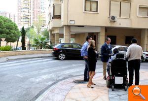 Benidorm elimina las barreras arquitectónicas de la calle Ondulada y adyacentes, y crea itinerarios peatonales seguros