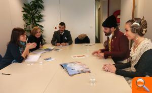Pere Fuset y Raquel Alario promocionan en Bruselas la declaración de las Fallas como Patrimonio Inmaterial de la Humanidad - (foto 2)