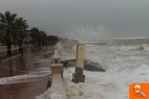 Almenara demana al Govern d'Espanya que repare els danys del temporal en el passeig marítim - (foto 3)