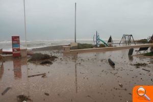 Almenara demana al Govern d'Espanya que repare els danys del temporal en el passeig marítim - (foto 4)