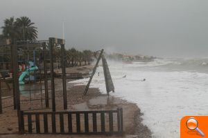Almenara demana al Govern d'Espanya que repare els danys del temporal en el passeig marítim - (foto 6)