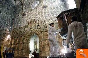 La Catedral cierra la capilla del Santo Cáliz esta semana para limpiar sus muros - (foto 2)