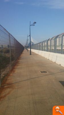 Posada en servici del pas per a vianants i ciclistes des de la Passarel·la del Cuc de Llum al Grau - (foto 3) Posada en servici del pas per a vianants i ciclistes des de la Passarel·la del Cuc de Llum al Grau - (foto 3)