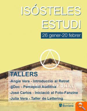 El Estudio Isósteles ofrece hasta cuatro talleres artísticos gratuitos - (foto 2) El Estudio Isósteles ofrece hasta cuatro talleres artísticos gratuitos - (foto 2)