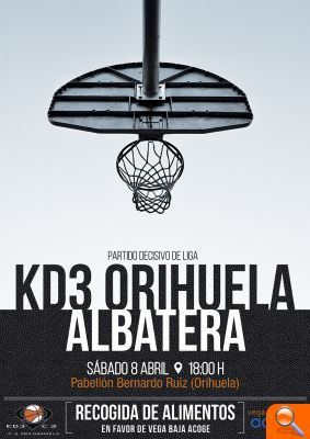 Kd3 Orihuela organiza una recogida de alimentos a favor de Vega Baja Acoge en su último partido - (foto 2)
