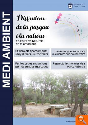La Regidoria de Medi Ambient recorda les normes de convivència en els Parcs Naturals - (foto 2) La Regidoria de Medi Ambient recorda les normes de convivència en els Parcs Naturals - (foto 2)
