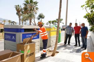 L'Alfàs potencia el reciclaje selectivo de residuos con la creación de nuevos puntos como el de playa Albir