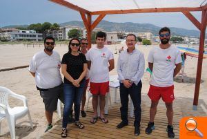 La platja del Carregador d'Alcossebre incorpora nou espai per a persones amb mobilitat reduïda - (foto 2)