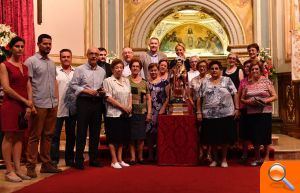 La Diputación recupera la escultura de San Lorenzo de la Iglesia de la Natividad