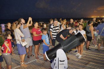 Éxito en la observación astronómica de Port Saplaya