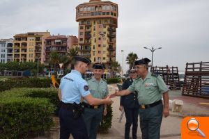 La Guardia Civil de Valencia refuerza los servicios de costa y aeropuertos con efectivos de Italia y Francia