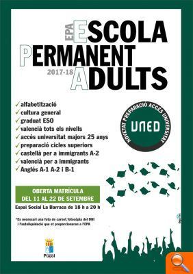 A partir de l'11 de setembre, continua formant-te a l'Escola Permanent d'Adults - (foto 3)