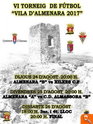 Aquesta vesprada comença el torneig de futbol "Vila d'Almenara" - (foto 2)