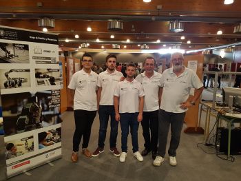 Un benissero gana el principal concurso nacional de robótica con un robot capaz de luchar en un combate de sumo