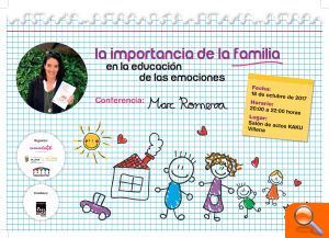Vuelve Mar Romera a Villena con una charla gratuita sobre la gestión de las emociones en la familia - (foto 2) Vuelve Mar Romera a Villena con una charla gratuita sobre la gestión de las emociones en la familia - (foto 2)