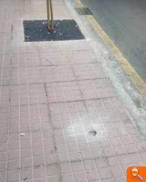 Compromís critica l'acabat de l'obra de l'Avinguda Ametlers de Benidorm - (foto 3) Compromís critica l'acabat de l'obra de l'Avinguda Ametlers de Benidorm - (foto 3)