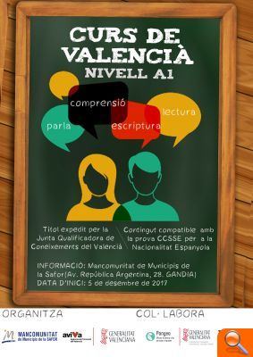 La Mancomunitat de Municipis de la Safor inicia un curs de valencià del nivell a1 - (foto 2)