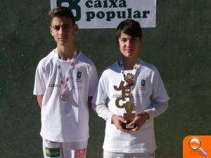 Diego López y Alex Catalán, campeones provinciales en “frontó parelles”