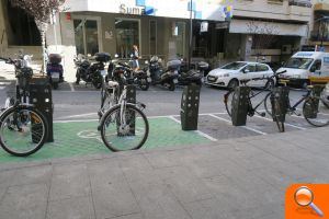 Calp crea plazas de aparcamiento para bicicletas