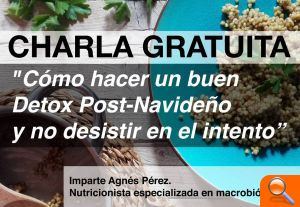 Charla gratuita de Aico y Comercio: ‘Cómo hacer un buen detox post-navideño’