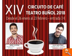 El XIV Circuito Café-Teatro cuenta con cómicos habituales de Paramount Comedy, La Sexta o Comedy Central