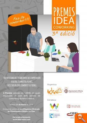 Oberta la convocatòria de la III edició dels Premis 'IDEA Coworking'