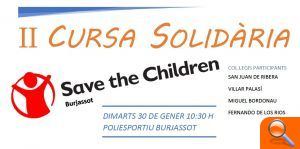 1.400 escolares de Burjassot corren en solidaridad con la ONG Save the Children