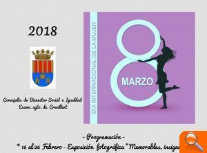 Bienestar Social e Igualdad da comienzo a la programación para celebrar el Día Internacional de la Mujer